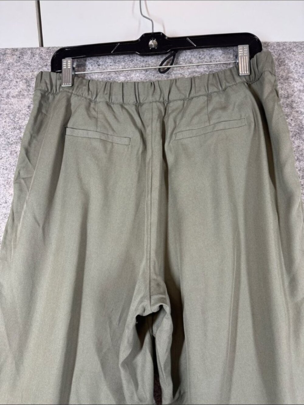 J.Jill Tencel Wide Leg Pants Sage Green M Petite Boho Casual Summer Resortwear - Picture 11 of 15